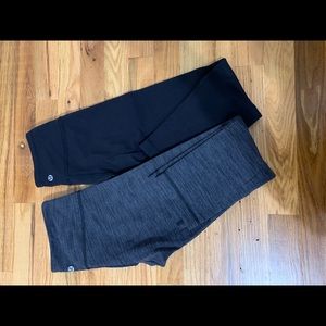 2 piece bundle - Lulu Lemon Wunder Under Crop